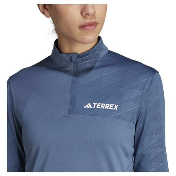 Adidas Langærmet T-shirt Terrex Multi Blå M Kvinde