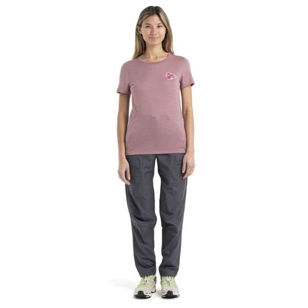 Icebreaker Lyhythihainen T-paita 150 Tech Lite Ii Community Merino Pinkki S Nainen