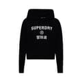 Miniatyrbild 2 av 5: Superdry Luvtröja Code Core Sport Crop Box Svart XS Kvinna