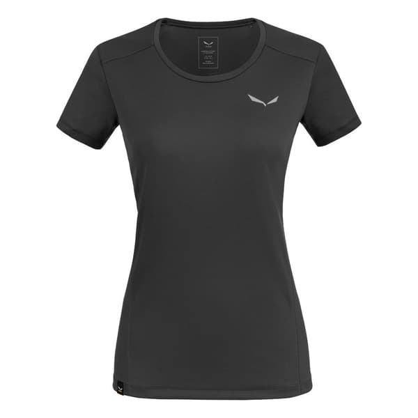 Salewa Kort Ärm T-shirt Sporty B 4 Dryton Svart L Kvinna