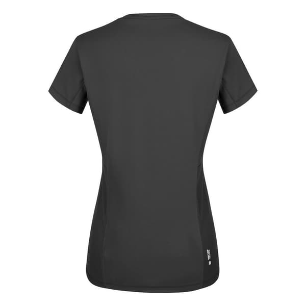 Salewa Kort Ärm T-shirt Sporty B 4 Dryton Svart L Kvinna