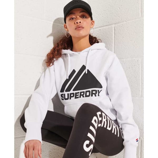 Superdry Huppari Mountain Sport Mono Valkoinen S Nainen
