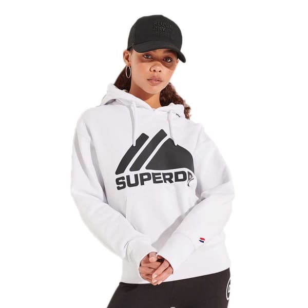 Superdry Huppari Mountain Sport Mono Valkoinen S Nainen