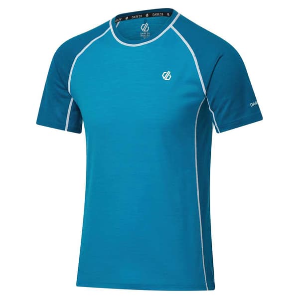 Dare2b Kortärmad T-shirt Conflux Blå M Man