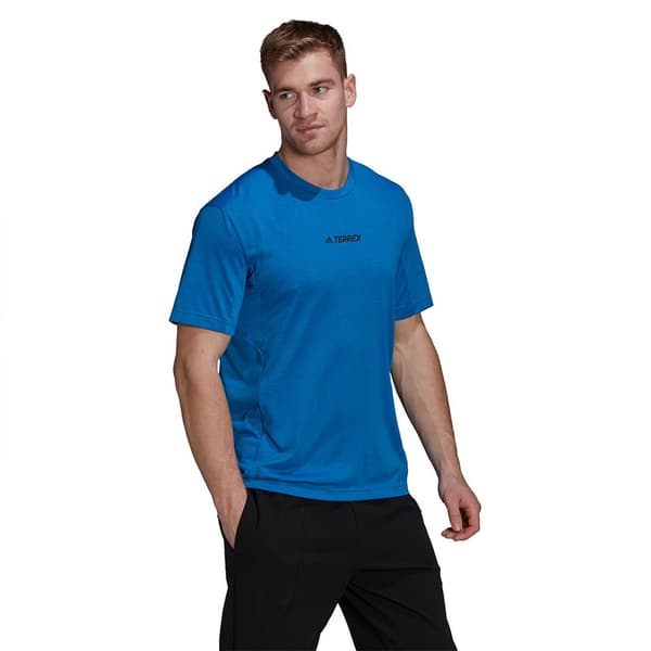 Adidas Lyhythihainen T-paita Motion Sininen S Mies