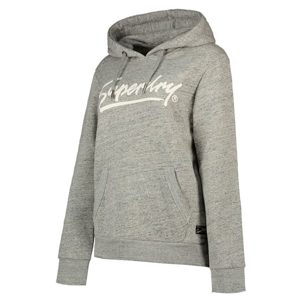Superdry Luvtröja Vintage Downtown Scripted Grå S Kvinna