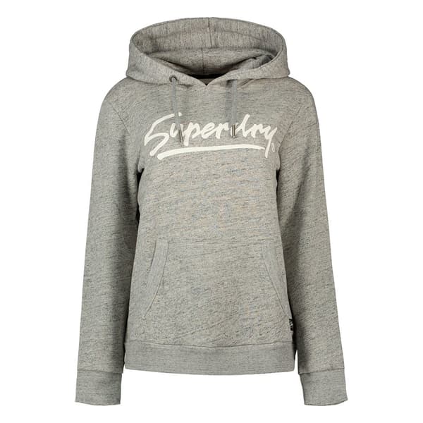 Superdry Luvtröja Vintage Downtown Scripted Grå S Kvinna
