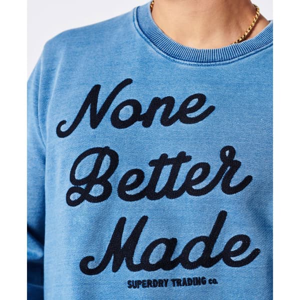 Superdry Sweatshirt Vintage Script Style Indg Blå XL Mand
