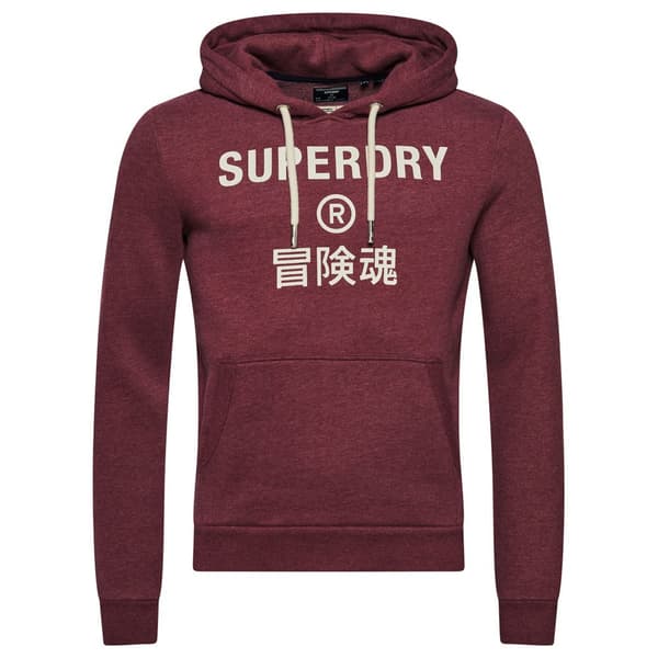 Superdry Huppari Vintage Corp Logo Marl Punainen M Mies
