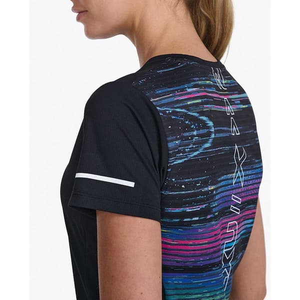 2xu Kortärmad T-shirt Light Speed Svart S Kvinna