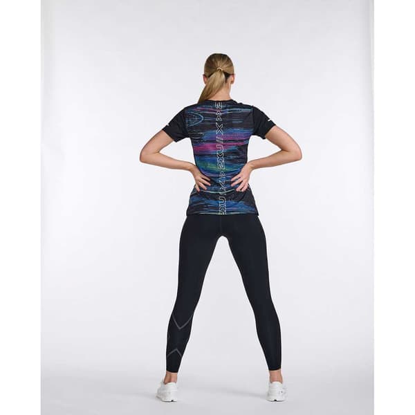 2xu Kortärmad T-shirt Light Speed Svart S Kvinna