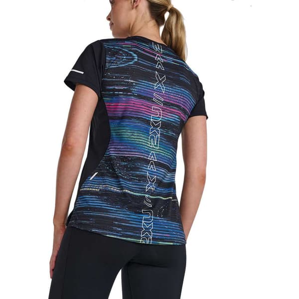 2xu Kortärmad T-shirt Light Speed Svart S Kvinna