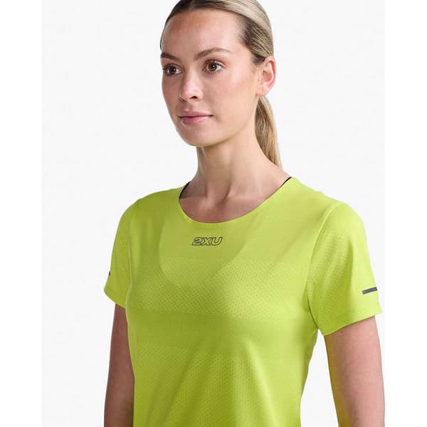 2xu Kortärmad T-shirt Light Speed Tech Gul S Kvinna