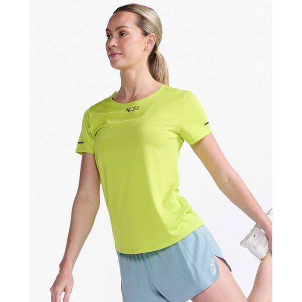 2xu Kortärmad T-shirt Light Speed Tech Gul S Kvinna