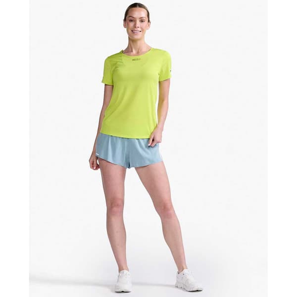 2xu Kortärmad T-shirt Light Speed Tech Gul S Kvinna