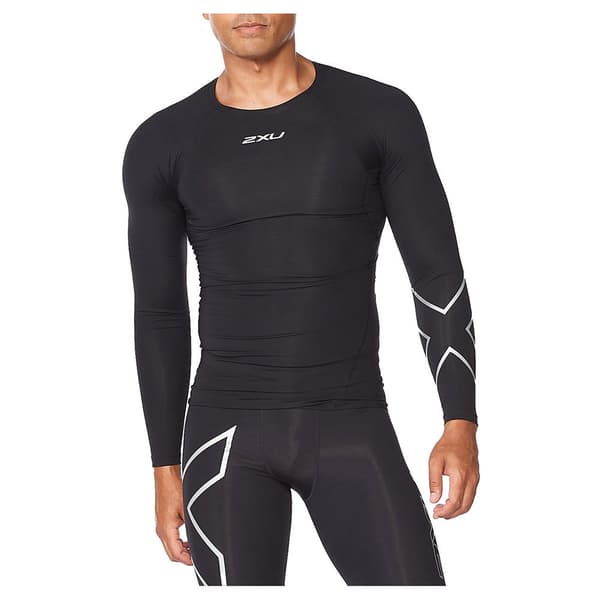 2xu Kompression Långärmad T-shirt Core Svart S Man