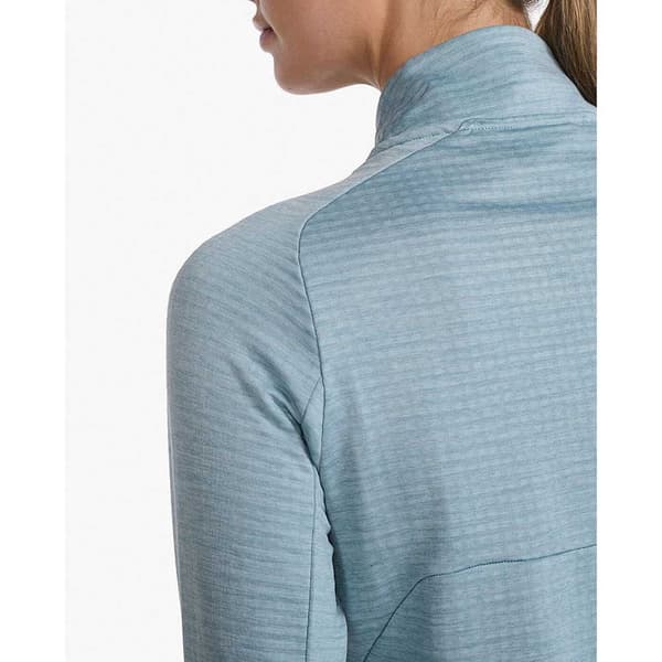 2xu T-shirt Med Halv Lynlås Ignition Grå XL Kvinde