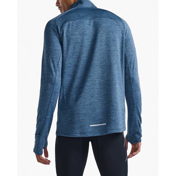 2xu T-shirt Med Halv Dragkedja Ignition Blå XL Man