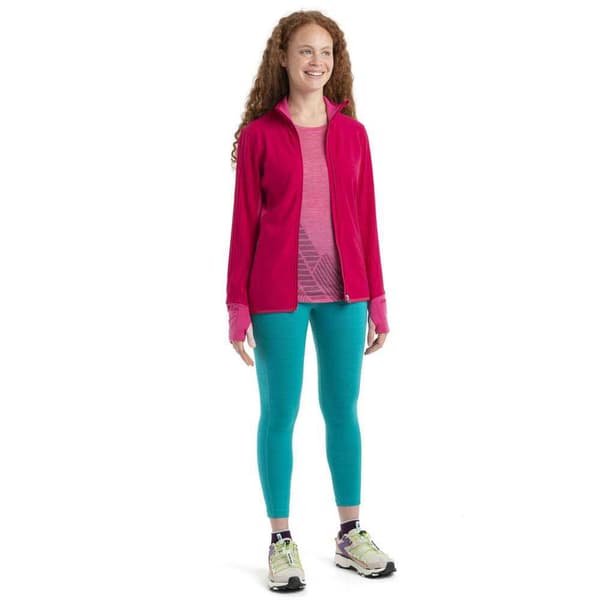 Icebreaker Leggingsit Fastray High Rise Merino Vihreä M Nainen