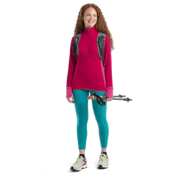Icebreaker Leggingsit Fastray High Rise Merino Vihreä M Nainen