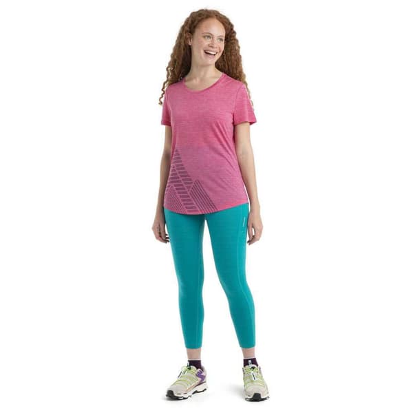 Icebreaker Leggingsit Fastray High Rise Merino Vihreä M Nainen