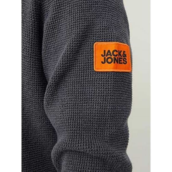 Jack & Jones Sweatshirt Jcoclassic Waffle Sort L Mand