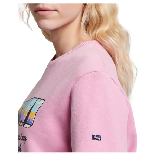 Superdry Sweatshirt Vintage Travel Rosa XS Kvinde