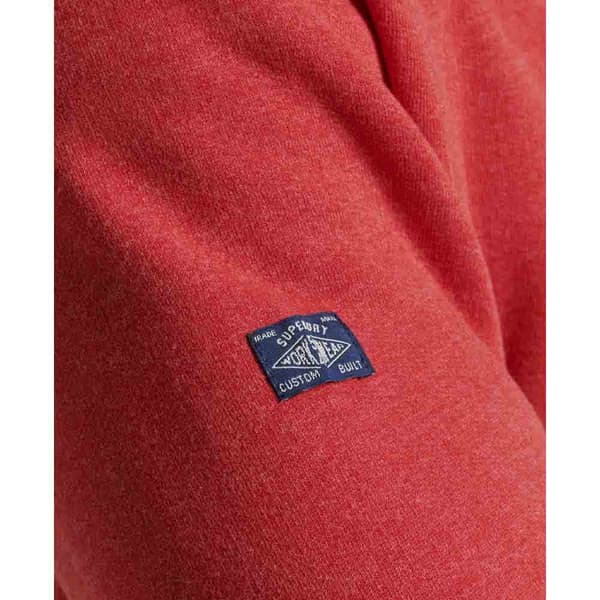 Superdry Sweatshirt Med Full Dragkedja Vintage Cl Seasonal Röd S Man