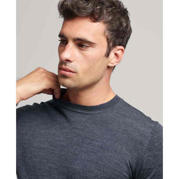 Superdry Sweatshirt Studios Merino Blå XL Mand