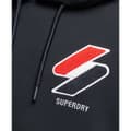Miniatyrbillede 3 af 4: Superdry Hættetrøje Code Sl Classic Che Sort M Mand