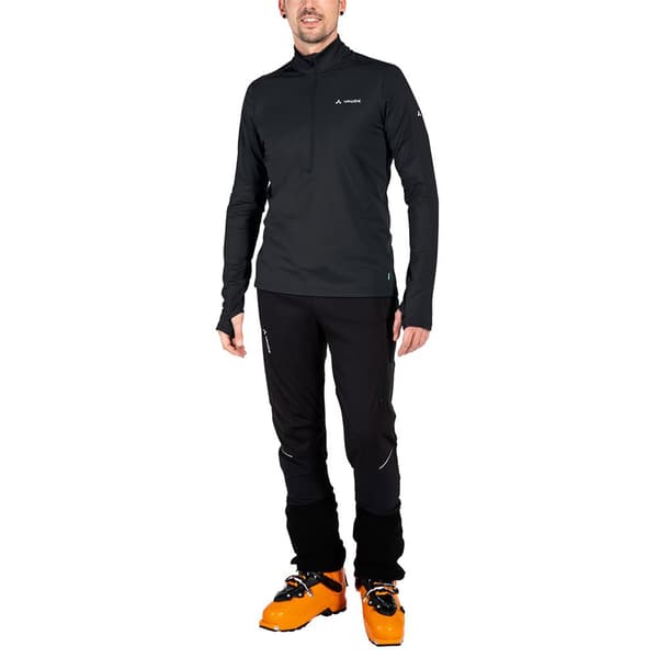 Vaude Langærmet T-shirt Livigno Ii Sort XL Mand