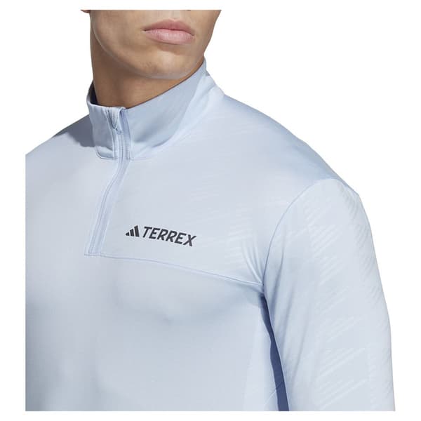 Adidas Långärmad T-shirt Mt Blå S Man