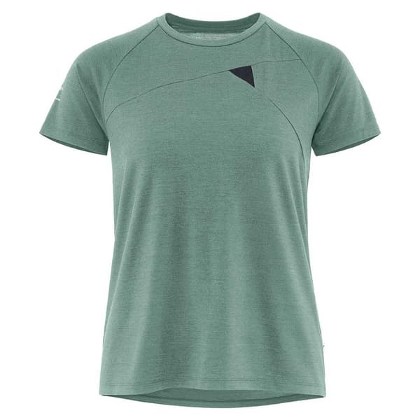 KlÄttermusen Kortärmad T-shirt Fafne Grönt S Kvinna