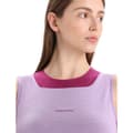 Pikkukuva 4 / 5: Icebreaker Hihaton T-paita Zone Knit Cropped Violetti M Nainen