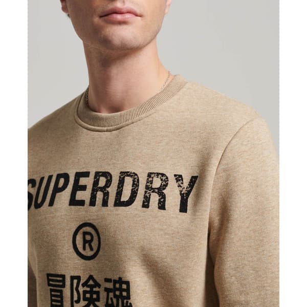 Superdry Huppari Workwear Logo Vintage Beige L Mies