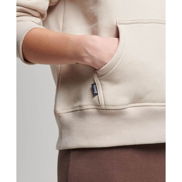 Superdry Huppari Essential Logo Beige S Nainen