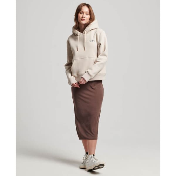 Superdry Huppari Essential Logo Beige S Nainen