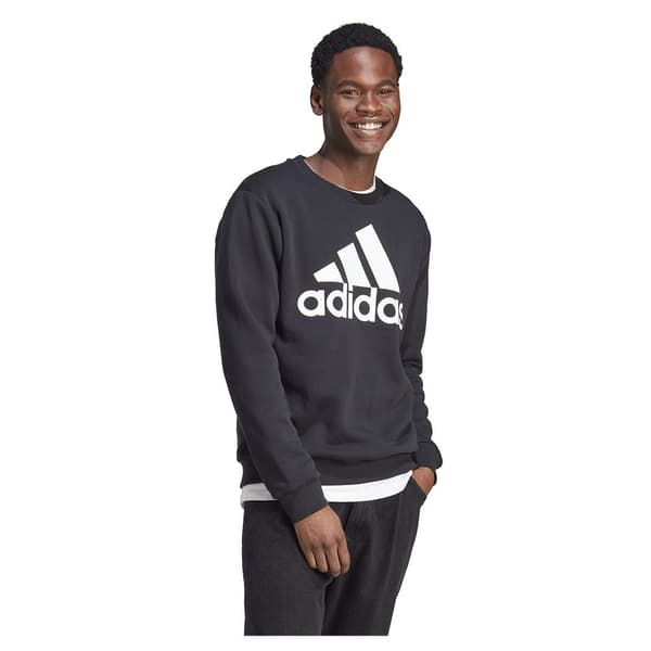Adidas Tröja Essentials Fleece Big Logo Svart M / Regular Man
