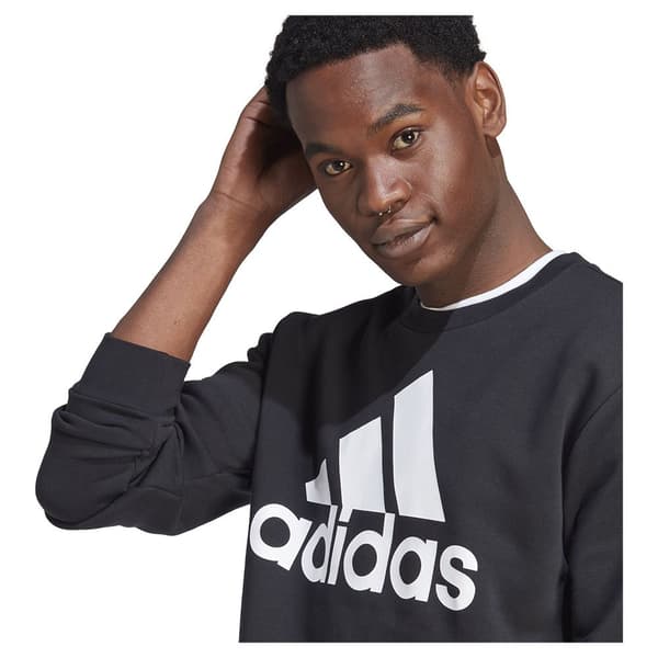 Adidas Tröja Essentials Fleece Big Logo Svart M / Regular Man