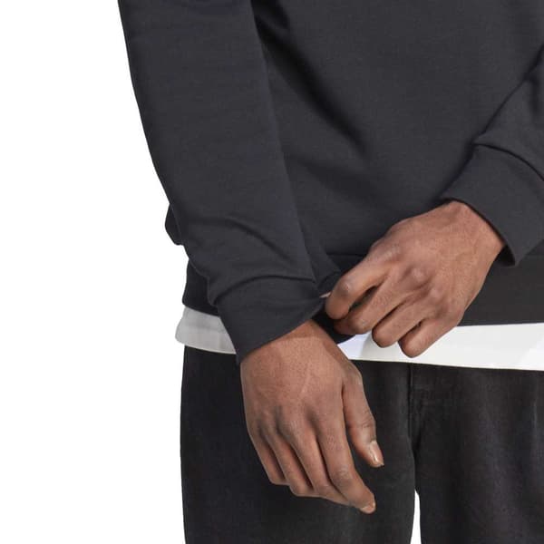 Adidas Tröja Essentials Fleece Big Logo Svart M / Regular Man