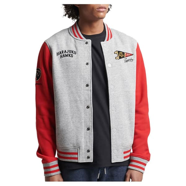 Superdry Huppari Vintage Collegiate Bomber Valkoinen XL Mies