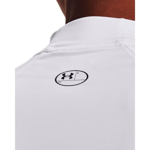 Under Armour Langærmet T-shirt Coldgear Authentics Mockneck Hvid S Kvinde