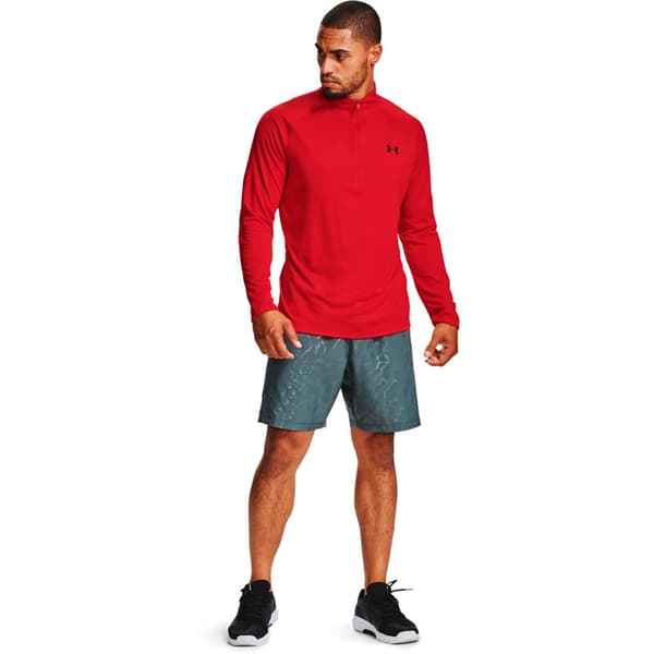 Under Armour T-shirt Med Halv Dragkedja Tech 2.0 Röd L / Regular Man
