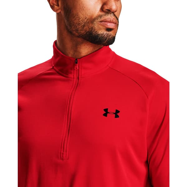 Under Armour T-shirt Med Halv Dragkedja Tech 2.0 Röd L / Regular Man