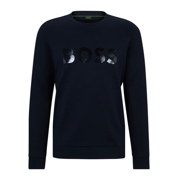Boss Sweatshirt Salbo Mirror 10253253 Blå M Mand