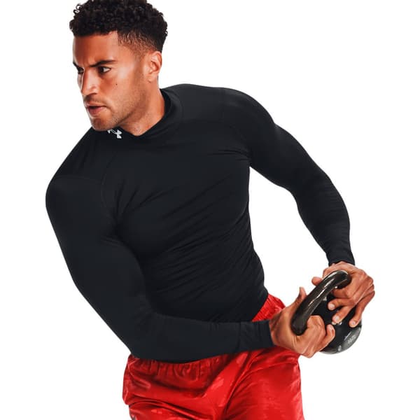 Under Armour Pitkähihainen T-paita Heatgear Armour Comp Mock Musta M / Regular Mies