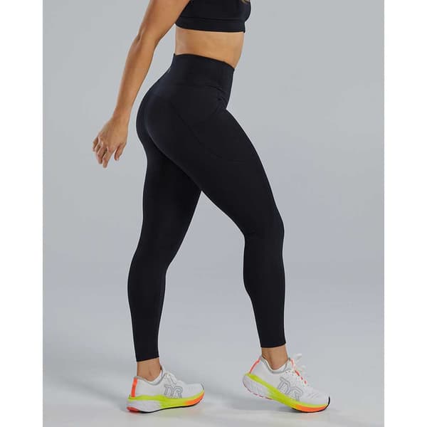 Tyr Leggings Hög Midja Base Kinetic 28´´ Pocket Svart XL Kvinna