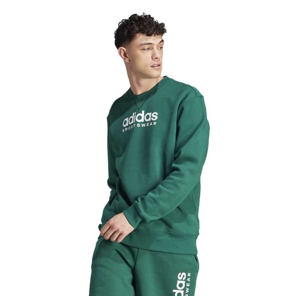 Adidas Sweatshirt All Szn Fleece Graphic Grøn XL / Short Mand