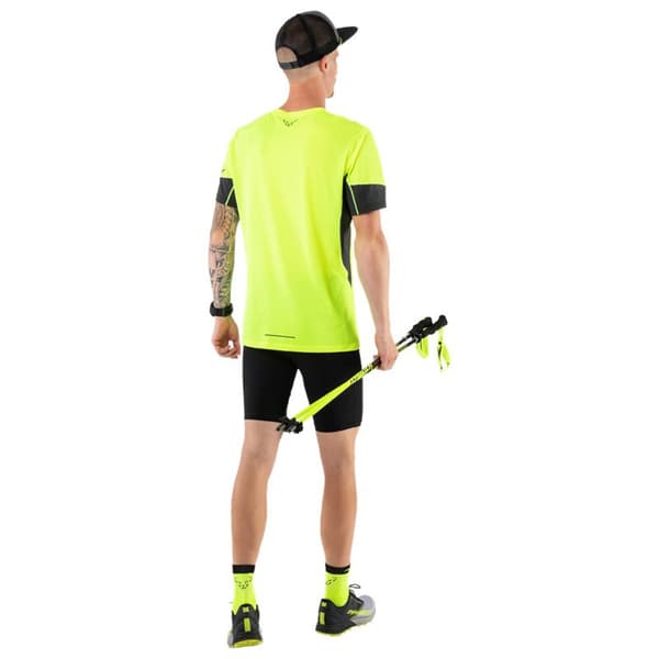Dynafit Kortärmad T-shirt Vertical 2.0 Gul XL Man