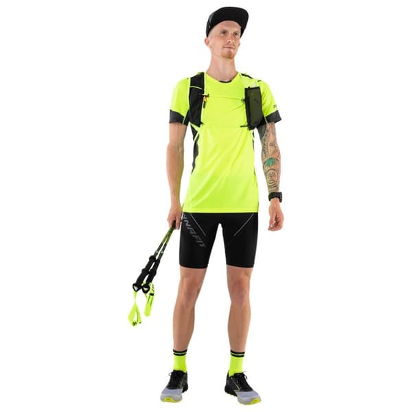 Dynafit Kortärmad T-shirt Vertical 2.0 Gul XL Man